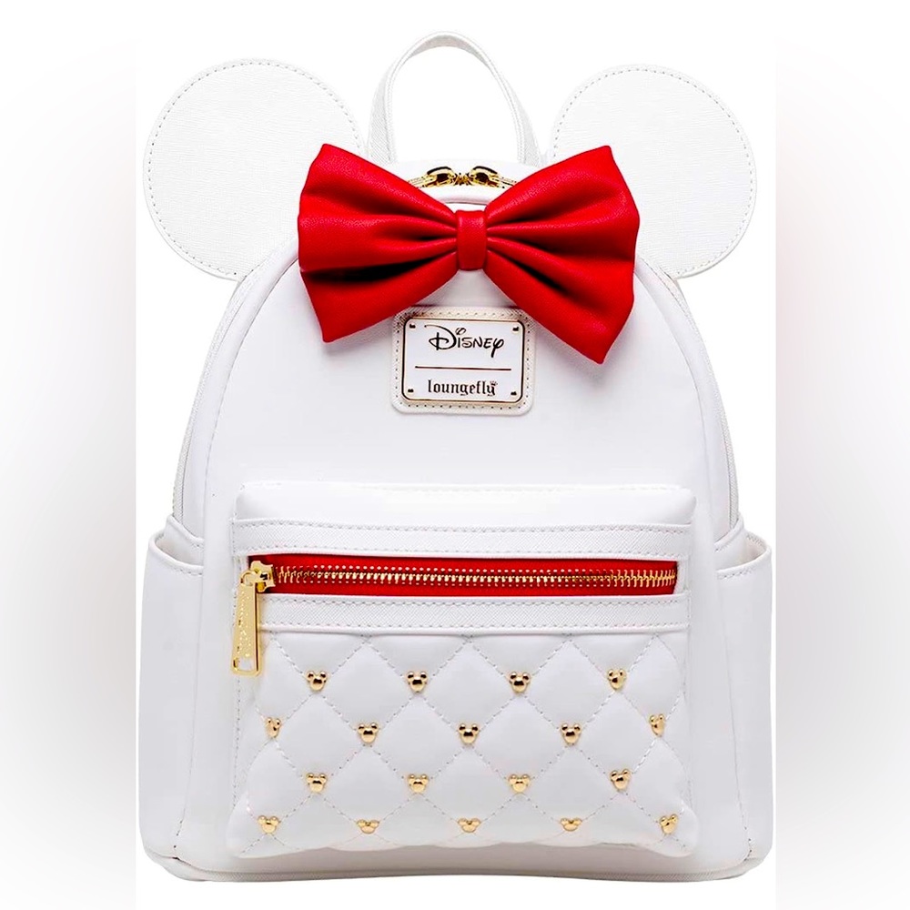 RARE Collectible Loungefly Minnie Mouse Love is Sweet Backpack